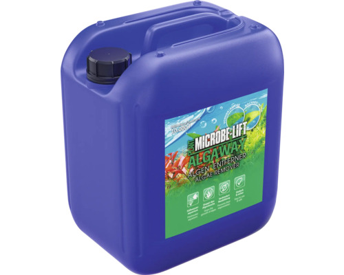 Algenmittel MICROBE-LIFT Algaway Algenentferner 5 L für Süßwasser Kanister mit Algenentferner für Süßwasseraquarien, geeignet für bis zu 10000 Liter