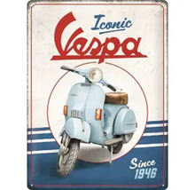 Metallschild mit Vespa Motiv und dem Schriftzug Seit 1946
