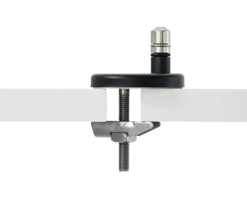 Detailansicht eines Tischbefestigungssets