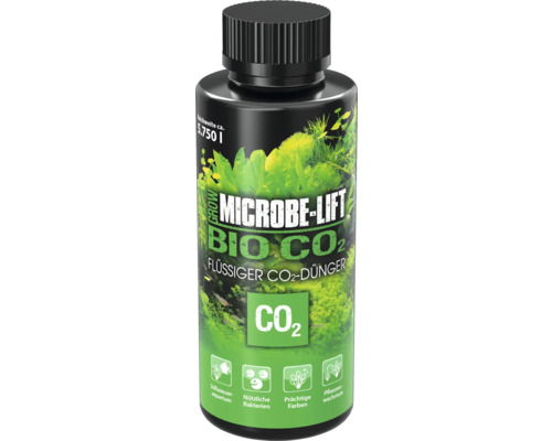 Aquariumpflanzendünger MICROBE-LIFT Bio-CO2 Flüssiger CO₂ Dünger 118 ml Kohlenstoffdünger mit nützlichen Bakterien