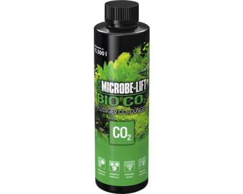 Aquariumpflanzendünger MICROBE-LIFT Bio-CO2 Flüssiger CO₂ Dünger 236 ml Kohlenstoffdünger mit nützlichen Bakterien