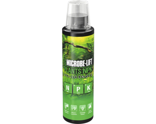 Aquariumpflanzendünger MICROBE-LIFT Plants NPK Volldünger 236 ml mit Nitrat, Phoshat und Kalium