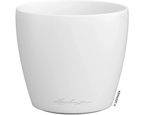 Weißer Pflanztopf