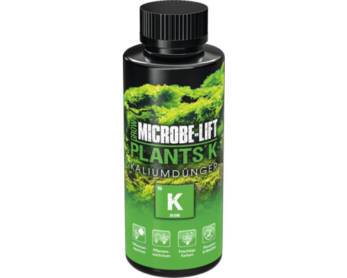 Aquariumpflanzendünger MICROBE-LIFT Plants K Kaliumdünger Nitrat- und Phoshatfrei 118 ml