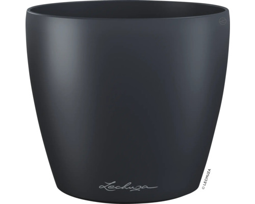 Schwarzer Pflanztopf für den Innenbereich
