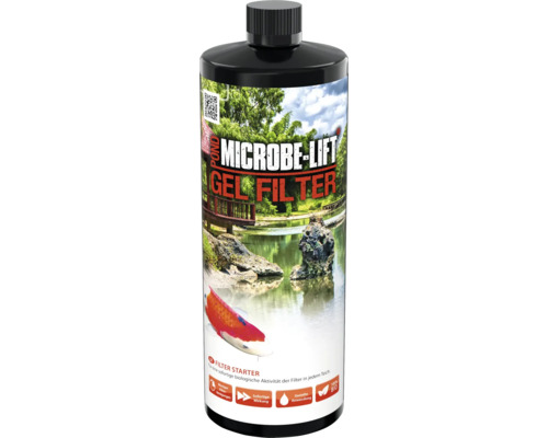 Microbe Lift Gel Filterstarter für Teiche in einer Flasche