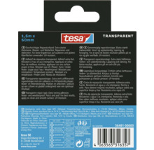 Tesa Transparentes Reparaturband, 1,5 m x 50 mm