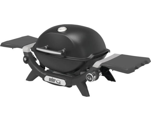 Weber Q Gasgrill mit Seitentischen