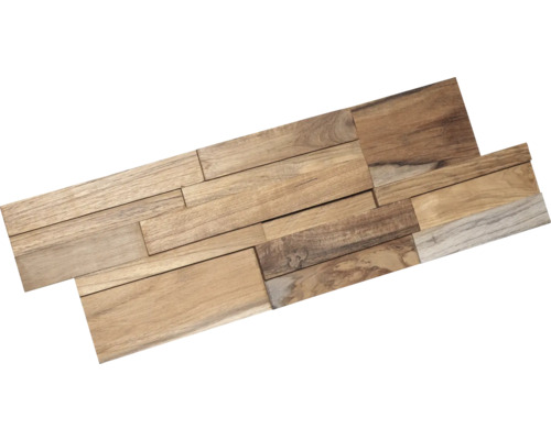 Holzverblendung aus Teakholz