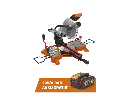 Akku-Kapp- und Gehrungssäge Worx Nitro WX845.9 20 V 4 Ah