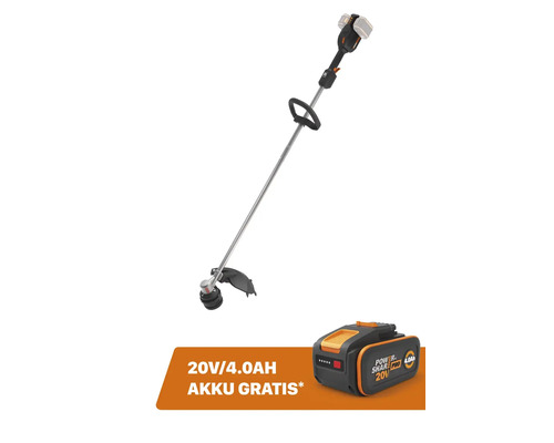 Akku-Rasentrimmer WORX Nitro WG185E.9 38cm ohne 2 Akkus 20 V und Ladegerät