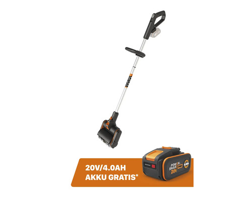 Akku- 4-in-1- Oberflächenbürste WORX 20 V WG441E.9 + GRATIS-Akku 20 V, 4 Ah