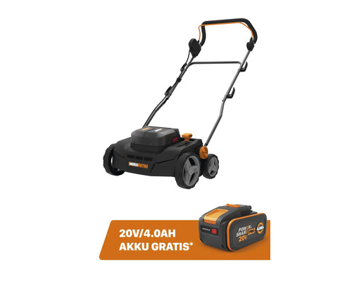 Akku-Vertikutierer WORX Nitro WG855E.9 2in1 ohne Akku 20 V und Ladegerät