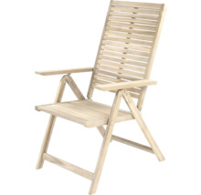 Holzliegestuhl für den Außenbereich