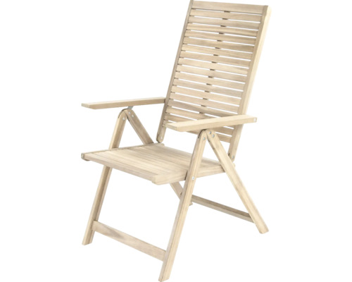 Holzliegestuhl für den Außenbereich