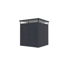 Gartenschrank mit zwei Türen und Oberlicht