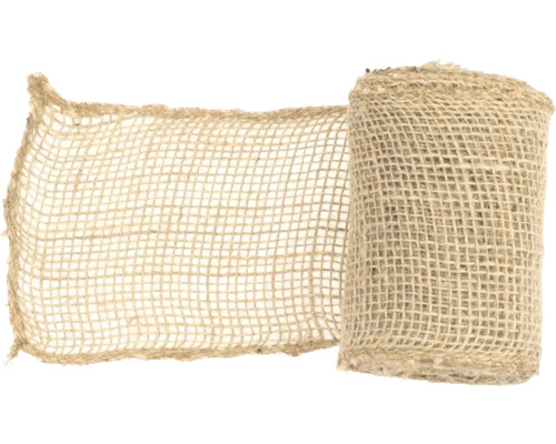 Jutegewebe auf einer Rolle