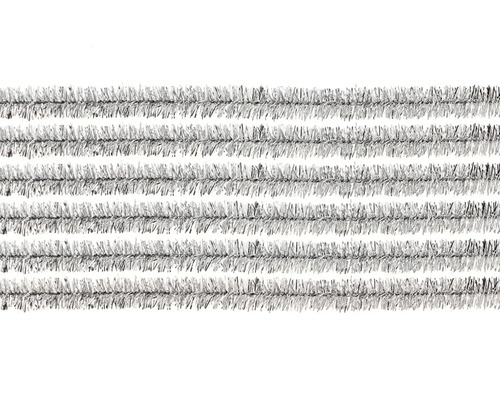 Silberne Lametta-Girlande zur Dekoration