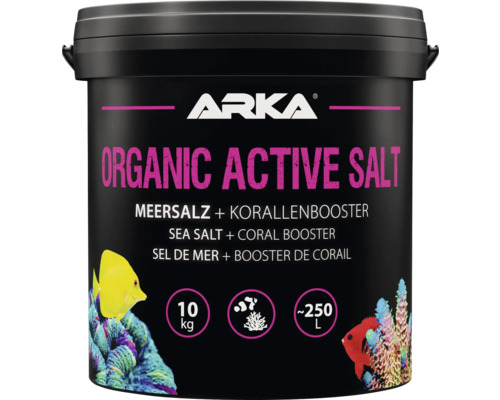 Meersalz MICROBE-LIFT Organic Active Salt Meersalz und Korallenbooster 10 kg Qualitäts-Meersalz mit organischen Bestandteilen, fördert Wachstum und Farbenpracht der Korallen in Meerwasseraquarien Meersalz MICROBE-LIFT Organic Active Salt Meersalz und Korallenbooster 10 kg Qualitäts-Meersalz mit organischen Bestandteilen, fördert Wachstum und Farbenpracht der Korallen in Meerwasseraquarien