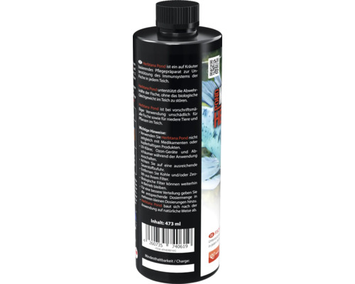 Flasche Herbtana Pond zur Unterstützung des Immunsystems von Fischen, Inhalt 473 ml