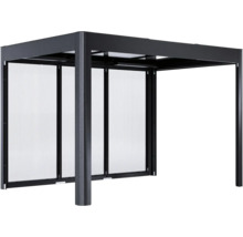 Pergola SunElements SunCover Select 3.2 inkl. Rückwand 338 x 233 cm anthrazit