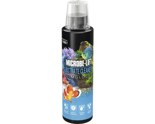 Microbe-Lift Mulmglocke Substrate Cleaner für Aquarien, Reichweite circa 1100 Liter