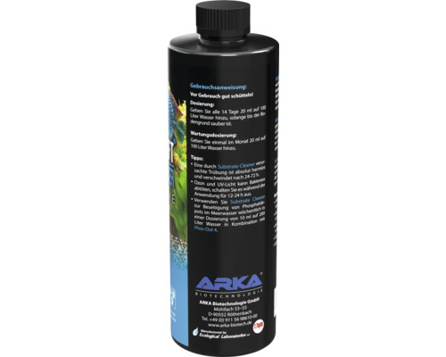Flasche ARKA Biotechnologie Substrate Cleaner für Aquarien