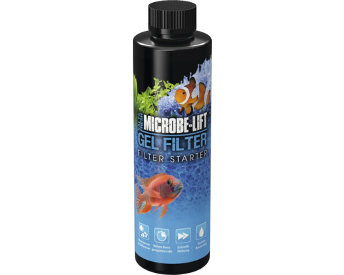 Biologischer Filterstarter Arka Microbe-Lift Gel Filter 236 ml Microbe Lift Gel Filter Starter für Aquarien