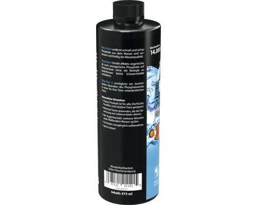 Phos-Out 4 Phosphatentferner in einer 473 Milliliter Flasche zur Verbesserung der Wasserqualität im Aquarium