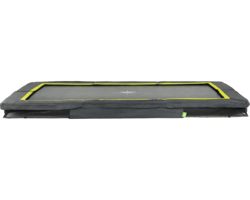 Rechteckiges Gartentrampolin mit Sicherheitsabdeckung