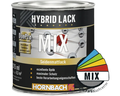 HORNBACH Hybrid Lack seidenmatt im Wunschfarbton mischen lassen