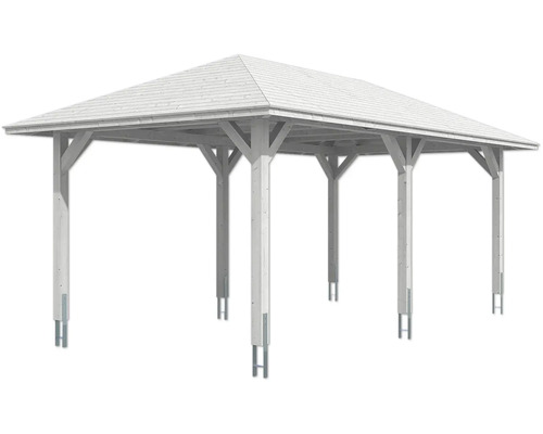 Holzpavillon mit Dach