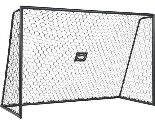 Fußballtor mit Netz und Exit Toys Logo