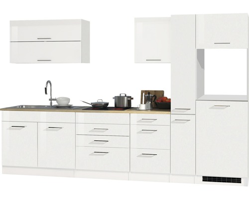 Küchenzeile Held Möbel Mailand 618.1.6210 weiß 320 cm