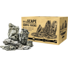 mySCAPE Seiryu Rocks Mini-Landschaft mit einer Größe von circa 10 bis 30 Zentimeter vor einer Verpackung