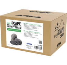 Karton mit ARKA mySCAPE Lava Pebbles, geeignet für Süßwasseraquarien und Terrarien, Steingröße circa 20 bis 30 Millimeter, 10 Kilogramm