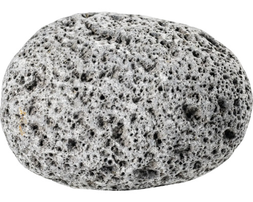 Einzelner Lavastein mit poröser Oberfläche