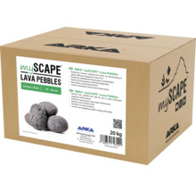 Verpackungseinheit Arka mySCAPE Lava Pebbles, schwarzes Lavagestein für Süßwasseraquarien und Terrarien