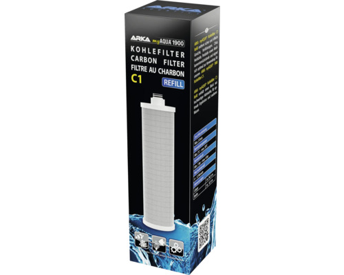Osmoseanlage ARKA myAqua Kohlefilter C1 Refiller - Innenkartusche, Hochleistungs-Aktivkohlefilter, Erweiterung für 1900®