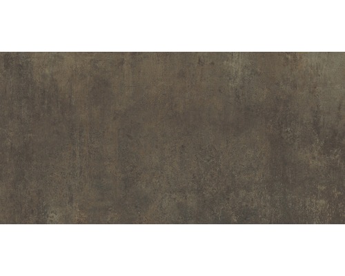 Feinsteinzeug Bodenfliese Industrial Copper 80x160 cm braun seidenmatt lappato rektifiziert Dekorplatte mit metallischer Oberfläche