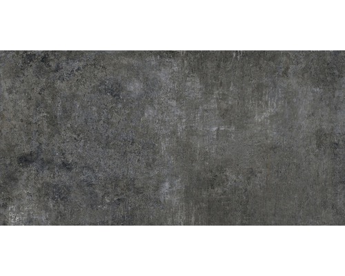 Feinsteinzeug Bodenfliese Wandfliese Industrial night 60x120 cm anthrazit seidenmatt lappato rektifiziert