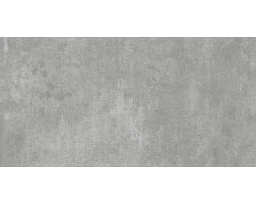Feinsteinzeug Bodenfliese Industrial Steel 60x120 cm grau seidenmatt lappato rektifiziert