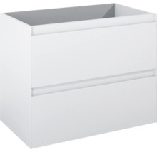 Waschbeckenunterschrank Jungborn DECEM 80x63,5x45,8 cm ohne Waschbecken weiß matt