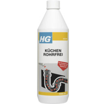 HG Küchen Rohrfrei Abflussreiniger 1 Liter Flasche