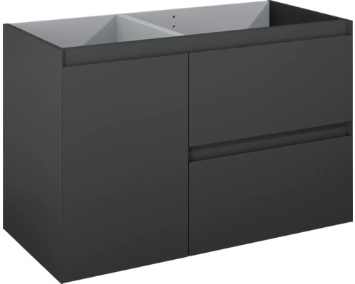 Waschbeckenunterschrank Jungborn DECEM rechts 100x63,5x45,8 cm ohne Waschbecken anthrazit matt Waschbeckenunterschrank Jungborn DECEM rechts 100x63,5x45,8 cm ohne Waschbecken anthrazit matt