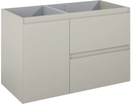 Waschbeckenunterschrank Jungborn DECEM rechts 100x63,5x45,8 cm ohne Waschbecken fume matt Waschbeckenunterschrank Jungborn DECEM rechts 100x63,5x45,8 cm ohne Waschbecken fume matt