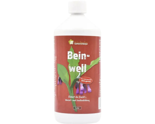 Pflanzenstärkungsmittel Biohelp Beinwell Konzentrat 1 L Beinwell-Dünger in einer 1-Liter-Flasche