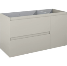 Waschtischunterschrank mit zwei Schubladen und einer Tür