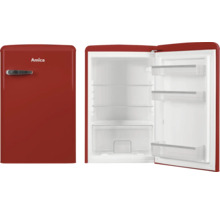 Amica Kühlschrank im Retro Design mit geöffneter Tür