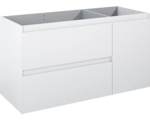 Waschbeckenunterschrank Jungborn DECEM links 120x63,5x45,8 cm ohne Waschbecken weiß matt Waschbeckenunterschrank Jungborn DECEM links 120x63,5x45,8 cm ohne Waschbecken weiß matt